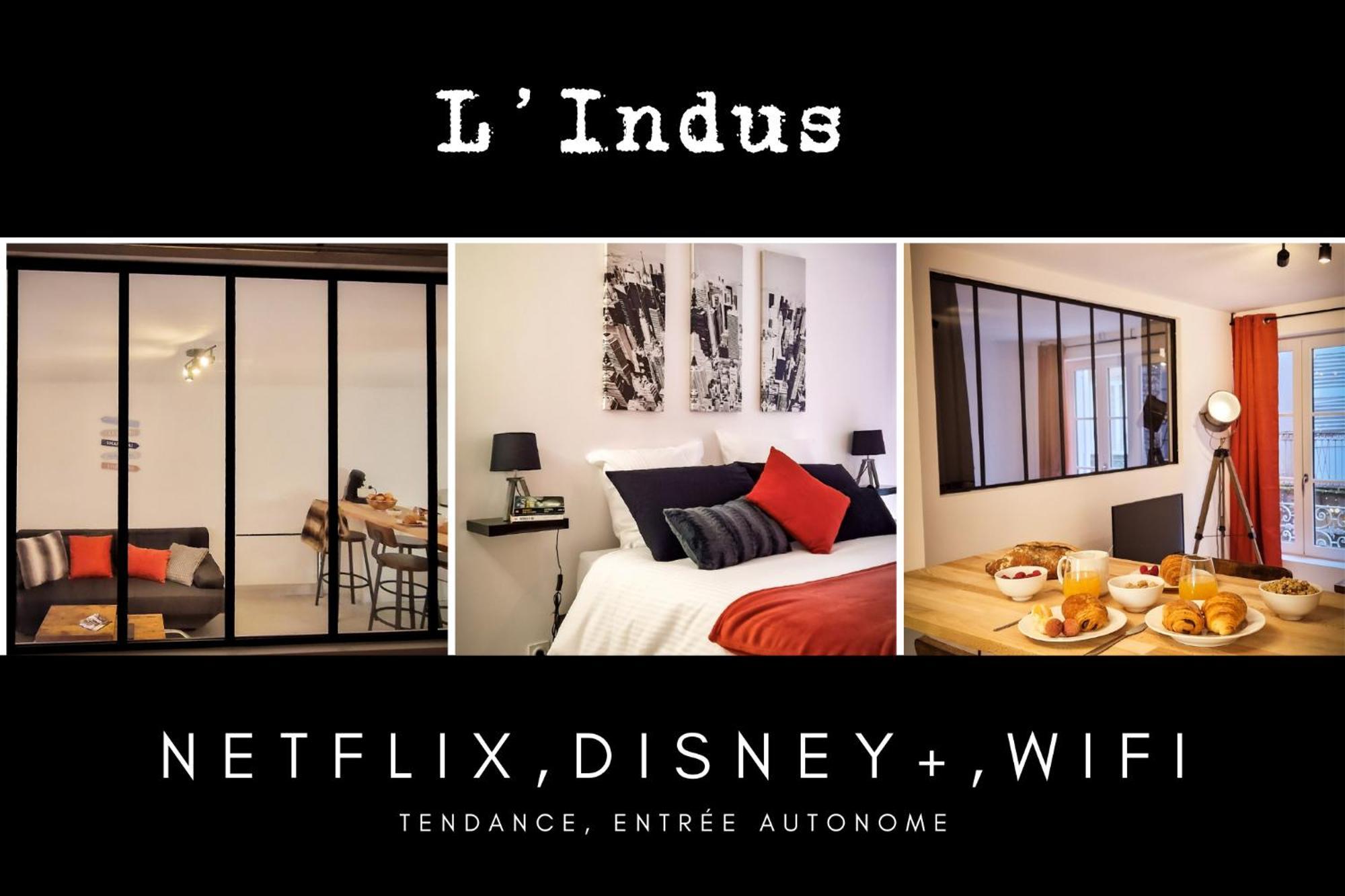 L'Indus 3 Etoiles Wifi, Netflix, Disney, Coeur De Bastide فيلفرانش-دي-رويرغ المظهر الخارجي الصورة
